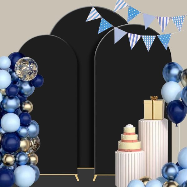 Mekpiwu Metal Arch Backdrop Stand Set Wedding Party Decor-2