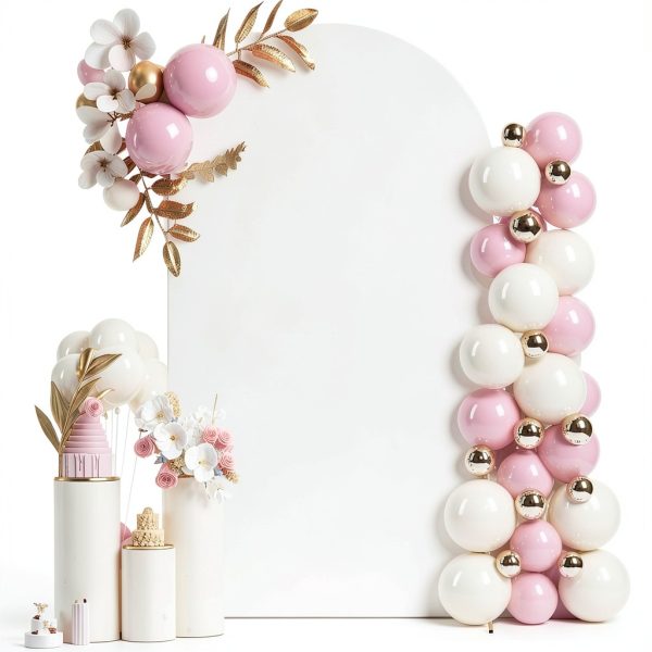 Spandex Wedding Arch Backdrop JCJ DoubleSided-0