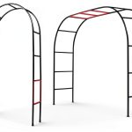 Garden Arch Trellis Ttootle Stainless Steel-0