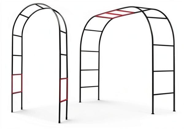 Garden Arch Trellis Ttootle Stainless Steel-0
