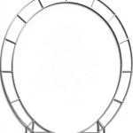 LeJoy Garden Round Metal Arch Steel Epoxy Wedding Decor-0