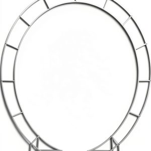 LeJoy Garden Round Metal Arch Steel Epoxy Wedding Decor-0