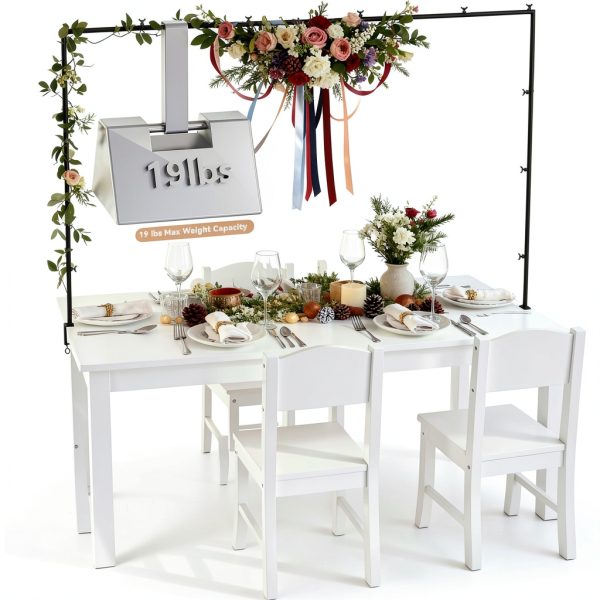 SHIJING Polished L-Shape Table Arch Black-6