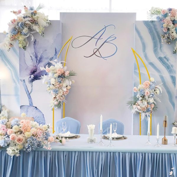 Chimei Garden Arbor Aluminum Arch Backdrop Stand Set of 2-4