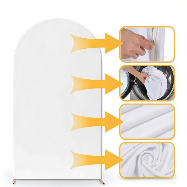 Spandex Wedding Arch Backdrop JCJ DoubleSided-2