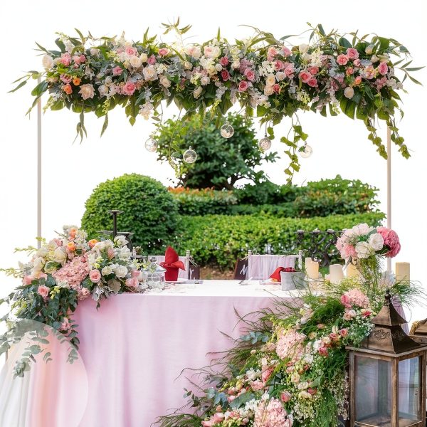 Xiomot Adjustable Table Arch Metal Modern Decor Stand-4