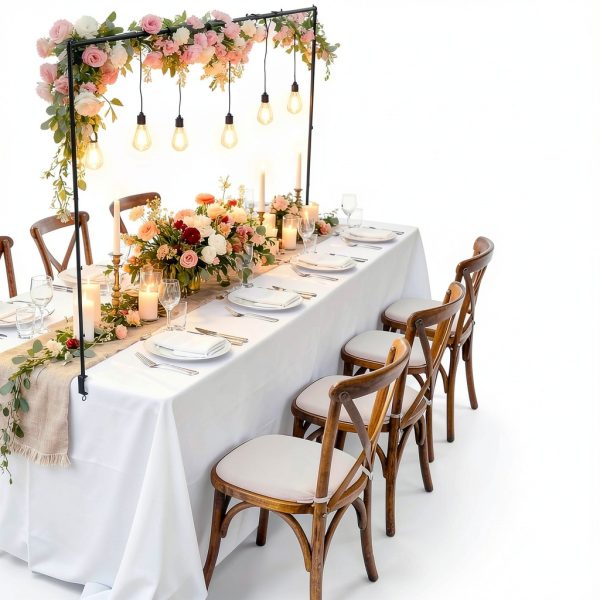 SHIJING Polished L-Shape Table Arch Black-4