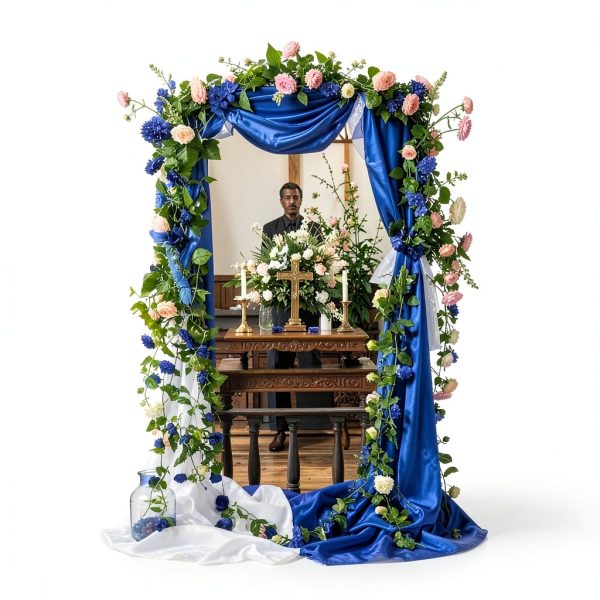 Garden Arch Newsmarts Metal Arch Green Design-5