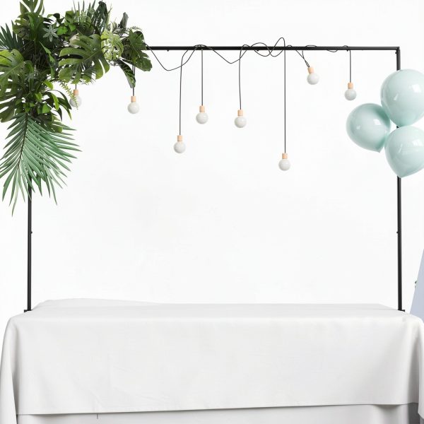 Xiomot Adjustable Table Arch Metal Rod Black-0