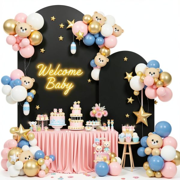 JCJ Spandex Arch Backdrop Cover Set Wedding Photo Background-1