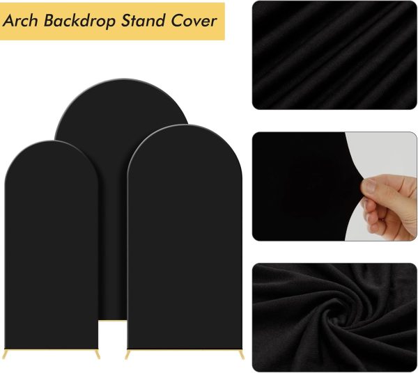 Mekpiwu Metal Arch Backdrop Stand Set Wedding Party Decor-5