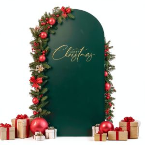 Green Arch Backdrop Cover Party Talk 6ft Polyester-0
