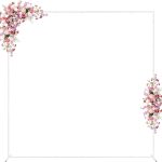 Wokceer Metal Wedding Arch Rustic Square Garden Arbor-0