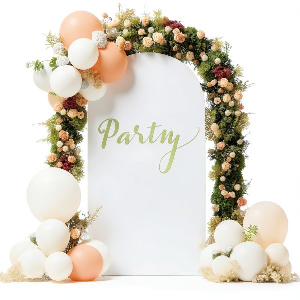 Spandex Wedding Arch Backdrop JCJ DoubleSided-5