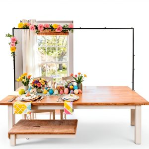 SHIJING Polished L-Shape Table Arch Black-0