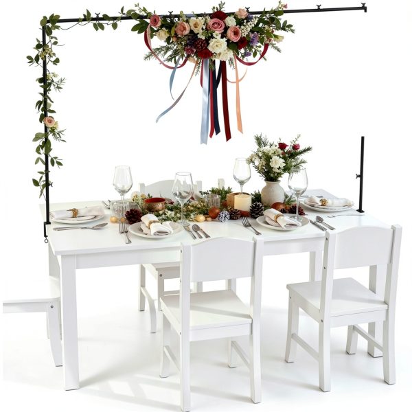 SHIJING Polished L-Shape Table Arch Black-2