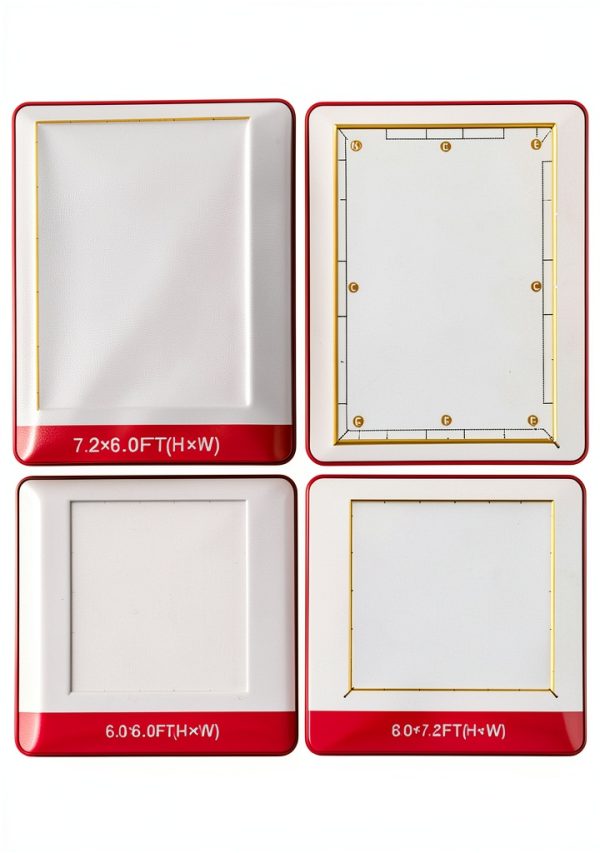 Wokceer Gold Metal Square Wedding Arch Sturdy Modern Design-1