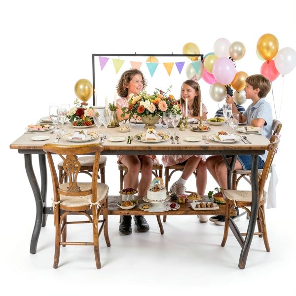 SHIJING Polished L-Shape Table Arch Black-7