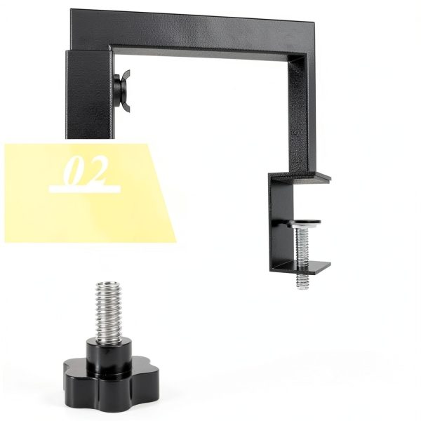 Xiomot Adjustable Table Arch Metal Rod Black-3