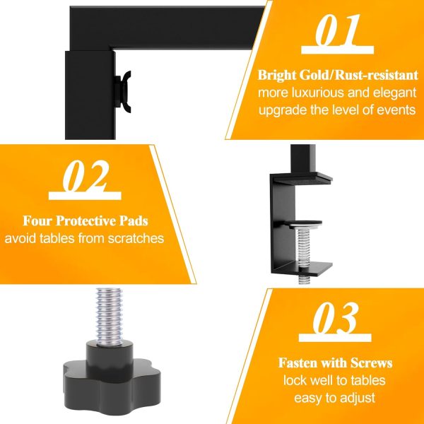 Adjustable Table Arch Xiomot Metal Table Rod-3