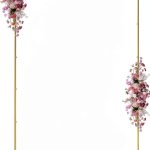 Wokceer Gold Metal Square Wedding Arch Sturdy Modern Design-0