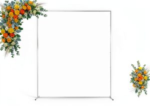 Wokceer Wedding Arch Metal Square Garden Arbors Ceremony-0