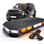 JESTMOTOR 3 Color Roof Top Strobe Lights Universal Fit-0