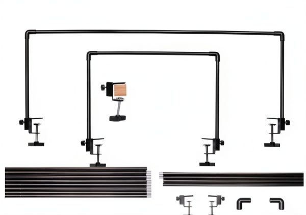 Table Arch Stand HIEDUYT Iron Adjustable Rod-2