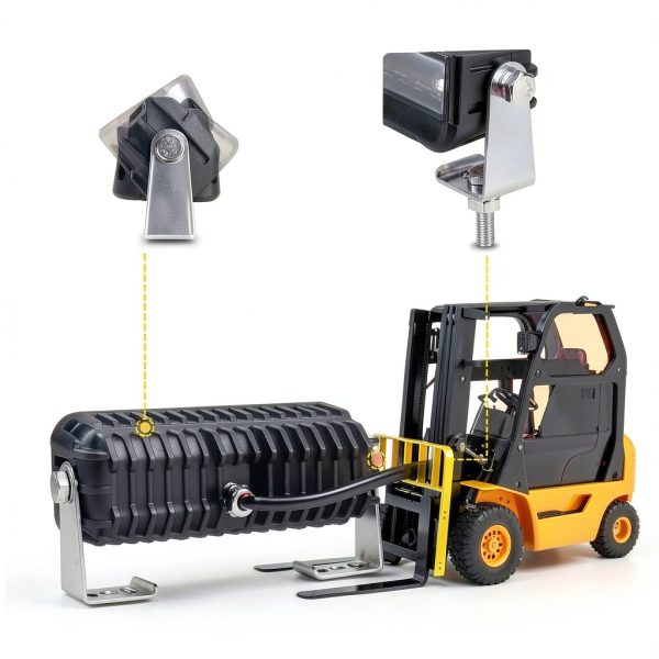 MOVOTOR Forklift Safety Light Red Zone 27W LED Rear Mount Model 17FL27-2
