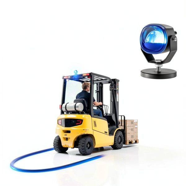 HSYFUNA Magnetic Quick Mount Safety Light, Blue Arc 10W LED, IP67-1