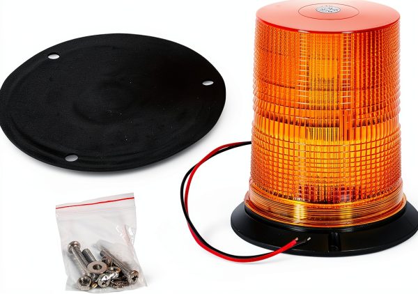 Amber Truck Warning Light SL660A by Buyers Products Dual Flash-2