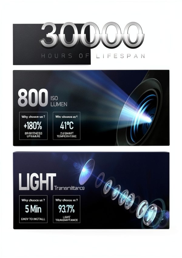Car Door Lights LOWEEY Logo Projector Puddle Lights 4K HD No Fade 4-2